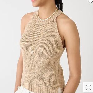 J crew high-neck sweat tank